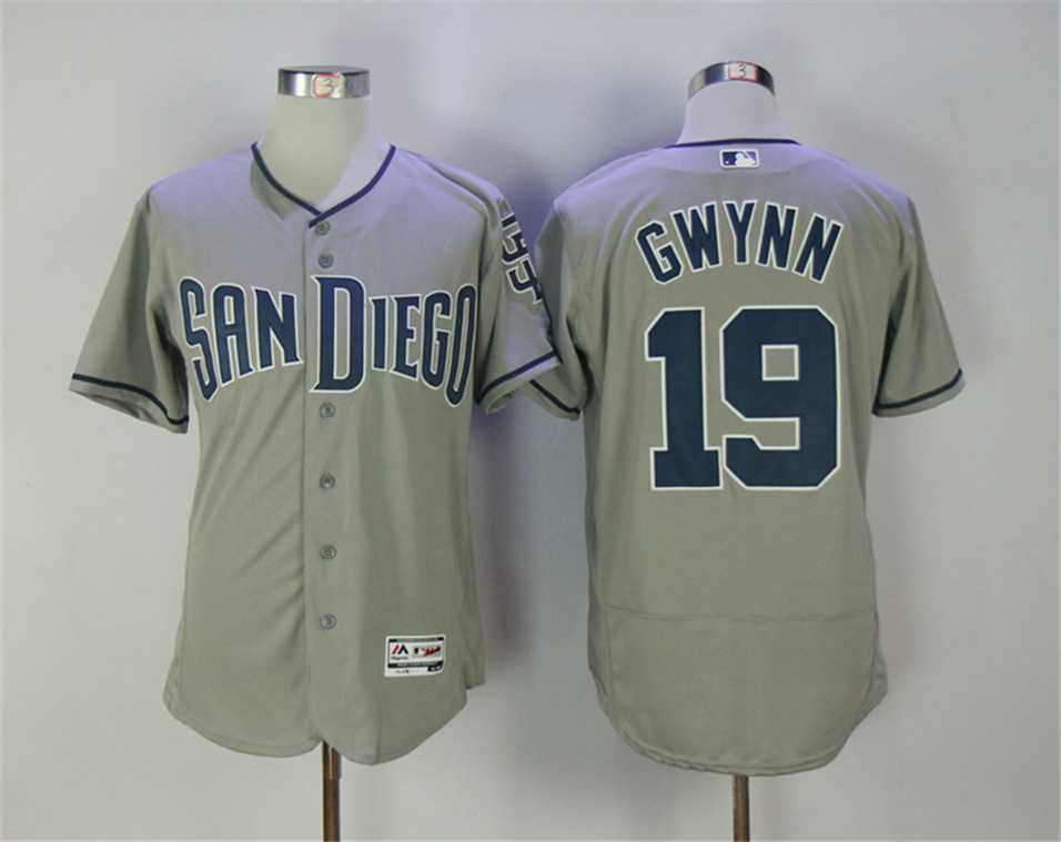 San Diego Padres #19 Tony Gwynn Gray Flexbase Collection Stitched Jersey,We sell and wholesale San Diego Padres #19 Tony Gwynn Gray Flexbase Collection Stitched Jersey on line form chian!